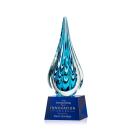 Worchester Blue on Robson Base Glass Award
