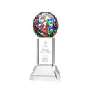 Fantasia Clear on Stowe Base Spheres Glass Award