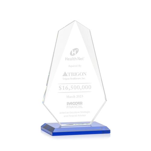 Corporate Awards - Jemma Blue Abstract / Misc Crystal Award