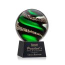 Zodiac Black on Robson Base Spheres Glass Award