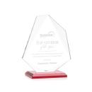 Picton Red Abstract / Misc Crystal Award