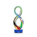 Duarte Blue on Stanrich Base Abstract / Misc Glass Award