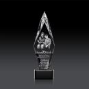 Manilow Black on Paragon Base (3D) Diamond Crystal Award