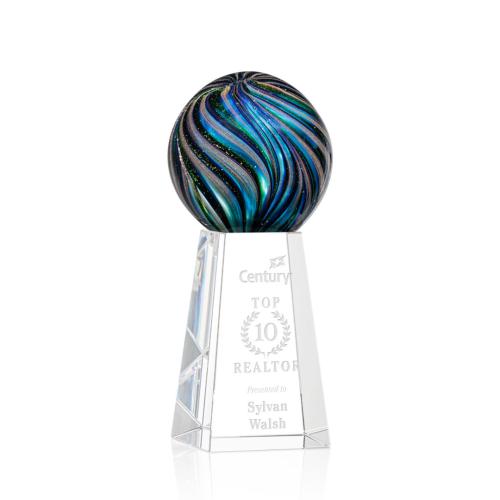 Corporate Awards - Glass Awards - Art Glass Awards - Malton Glass on Novita Base Award