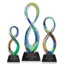 Duarte Black on Sheffield Base Abstract / Misc Glass Award