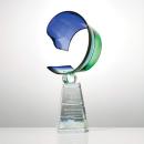 Azure Meridian Arch & Crescent Glass Award