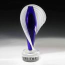Frosted Sapphire Abstract / Misc Glass Award