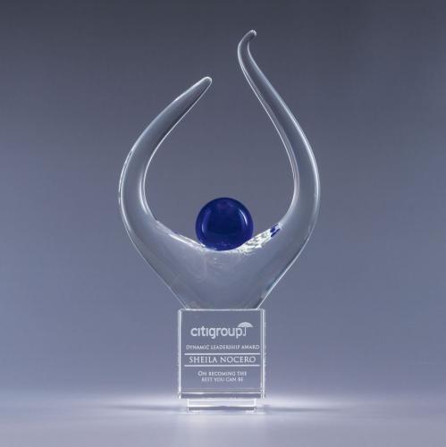 Corporate Awards - Glass Awards - Art Glass Awards - Ovation