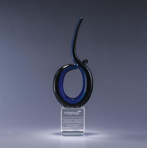 Corporate Awards - Glass Awards - Art Glass Awards - Acrobat