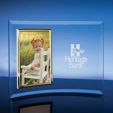 Employee Gifts - Vertical Picture Frame - Gold
