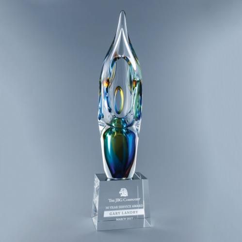 Corporate Awards - Glass Awards - Art Glass Awards - Illusion