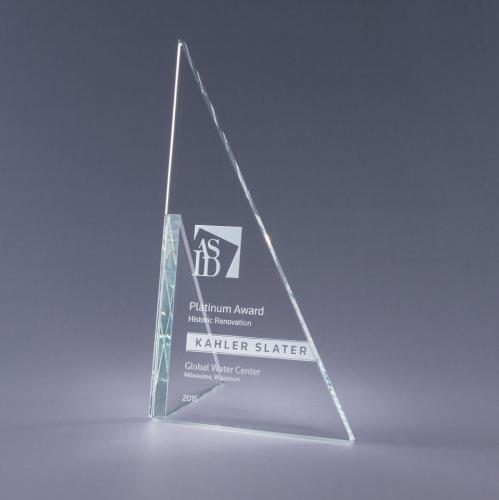 Corporate Awards - Glass Awards - Apex - Clear