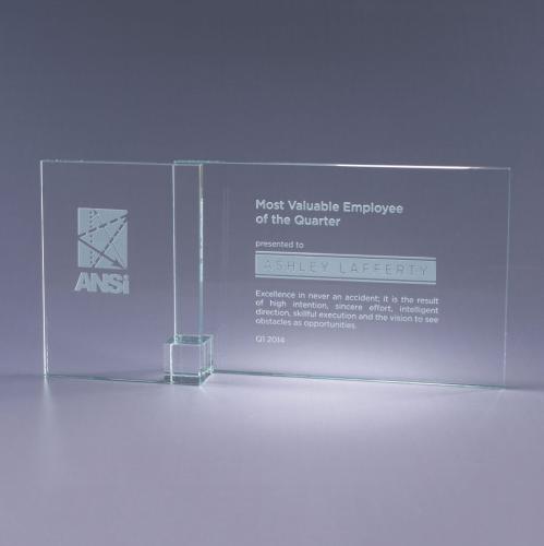 Corporate Awards - Glass Awards - Shadow - Clear