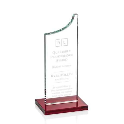 Corporate Awards - Eden Red Peak Crystal Award