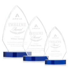 Employee Gifts - Idaho Blue Arch & Crescent Crystal Award