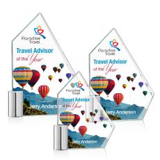 Employee Gifts - Lawton Full Color Peak Crystal Award