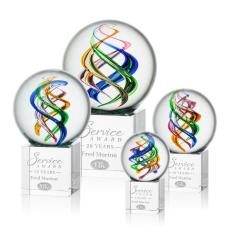 Employee Gifts - Galileo Spheres on Granby Base Glass Award