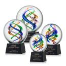 Galileo Black on Robson Base Spheres Glass Award