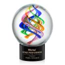 Galileo Black on Marvel Base Spheres Glass Award