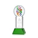 Galileo Green on Stowe Base Spheres Glass Award