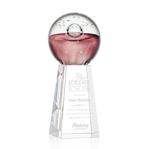 Corporate Awards - Newest Additions - Jupiter Spheres on Novita Base Glass Award