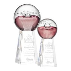 Employee Gifts - Jupiter Spheres on Novita Base Glass Award