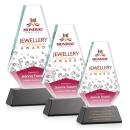 Kingsley Full Color Black on Newhaven Base Crystal Award