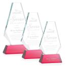 Kingsley Red on Newhaven Base Crystal Award