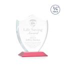 Scudo Shield Red Abstract / Misc Crystal Award