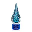 Worchester Blue on Marvel Base Glass Award