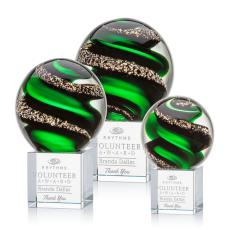 Employee Gifts - Zodiac Spheres on Granby Base Glass Award