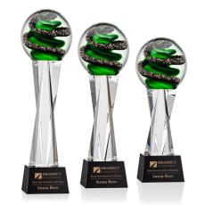 Employee Gifts - Zodiac Spheres on Grafton Base Glass Award