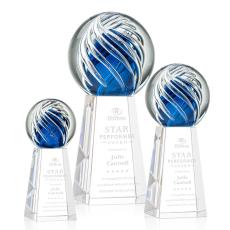 Employee Gifts - Genista Spheres on Novita Base Glass Award