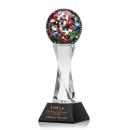 Fantasia Black on Langport Base Spheres Glass Award