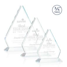 Employee Gifts - Fyreside Clear Diamond Crystal Award
