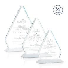 Employee Gifts - Fyreside White Diamond Crystal Award