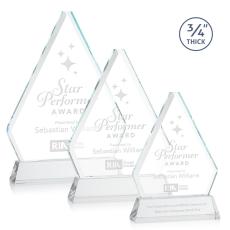 Employee Gifts - Fyreside Clear on Newhaven Diamond Crystal Award