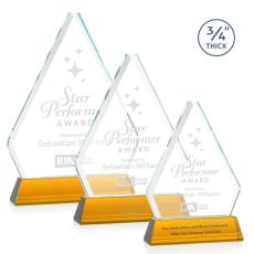 Employee Gifts - Fyreside Amber on Newhaven Diamond Crystal Award