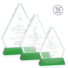 Employee Gifts - Fyreside Green on Newhaven Diamond Crystal Award