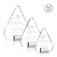 Employee Gifts - Roxborough Chrome Diamond Crystal Award