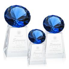 Employee Gifts - Celestina Gemstone Sapphire Crystal Award