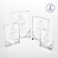 Employee Gifts - Elektra Clear Rectangle Acrylic Award