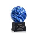 Naples Black on Robson Base Spheres Glass Award