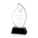 Martinique Black Flame Crystal Award