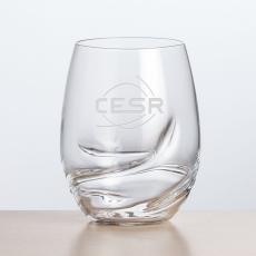 Employee Gifts - Bartolo Stemless Wine - Deep Etch