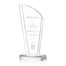 Employee Gifts - Bridgewood Clear Sail Acrylic Award