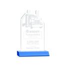 Longhaul Sky Blue Abstract / Misc Crystal Award