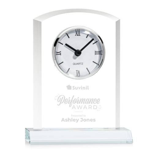 Corporate Recognition Gifts - Crystal Gifts - Sheffield Clock