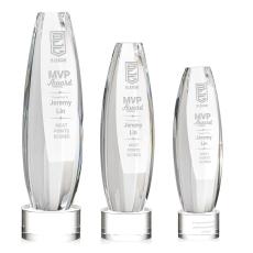 Employee Gifts - Hoover Clear on Marvel Base Obelisk Crystal Award