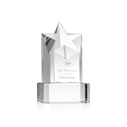 Corporate Awards - Berkeley Star on Padova Base - Clear